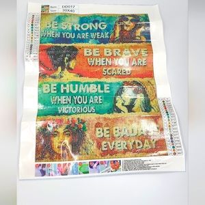 2/$20 BN Diamond Art Michelle Moschetti quote  30 x 40 cm